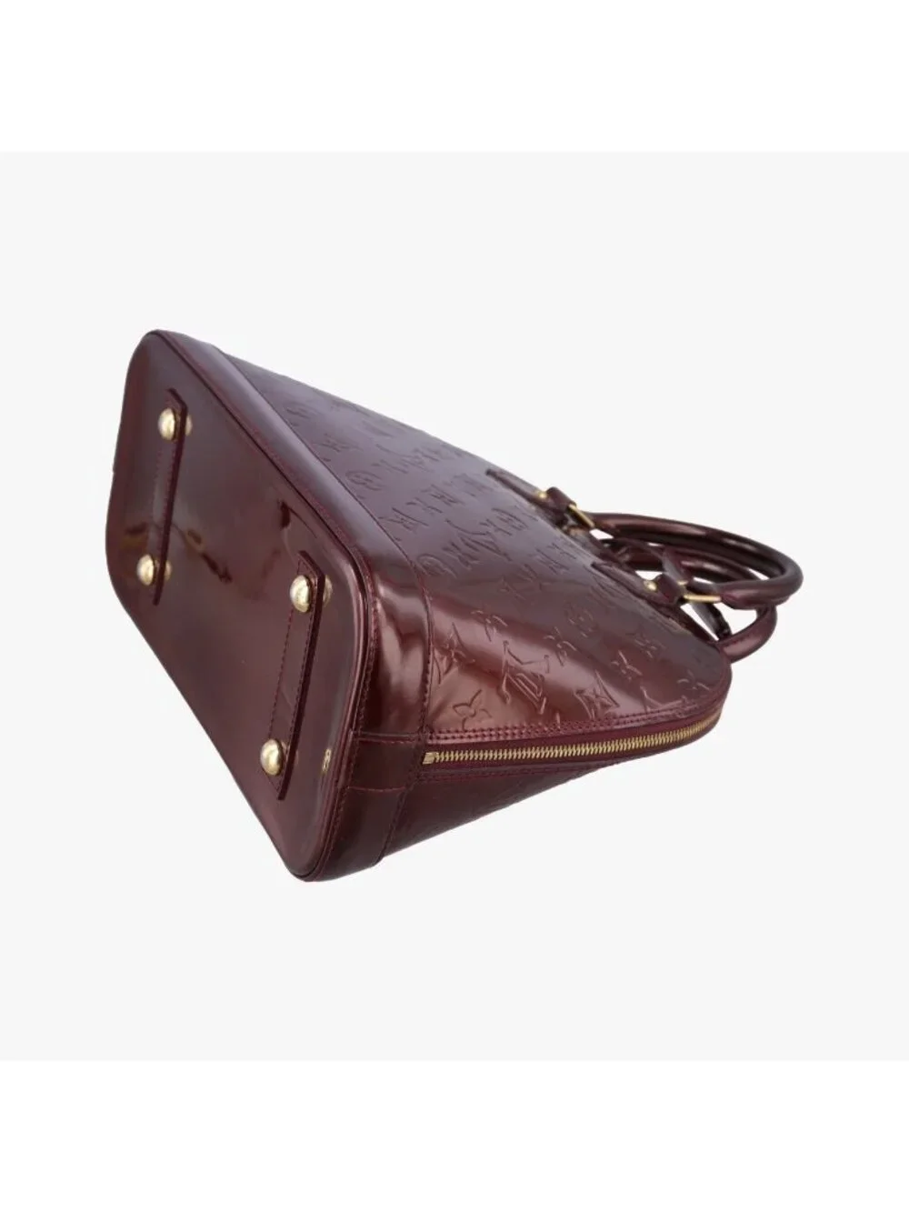 Louis Vuitton Alma PM Amarante Vernis Handbag